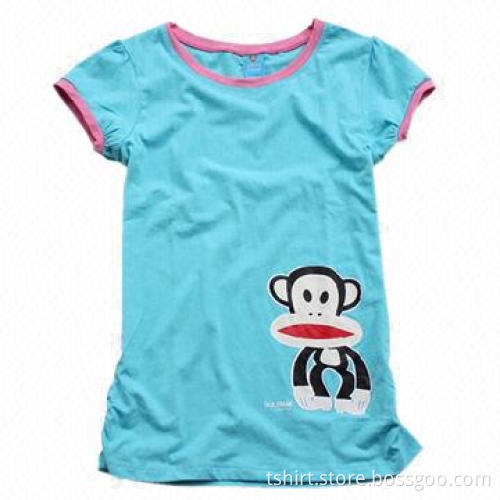 Children's T-shirt, child wear, kid clothes, girls t-shirts, puff sleeve girls t-shirts